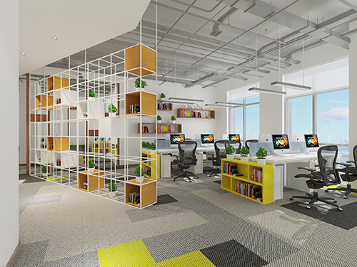 分享办公室装饰设计如何把握静态与动态设计的平衡